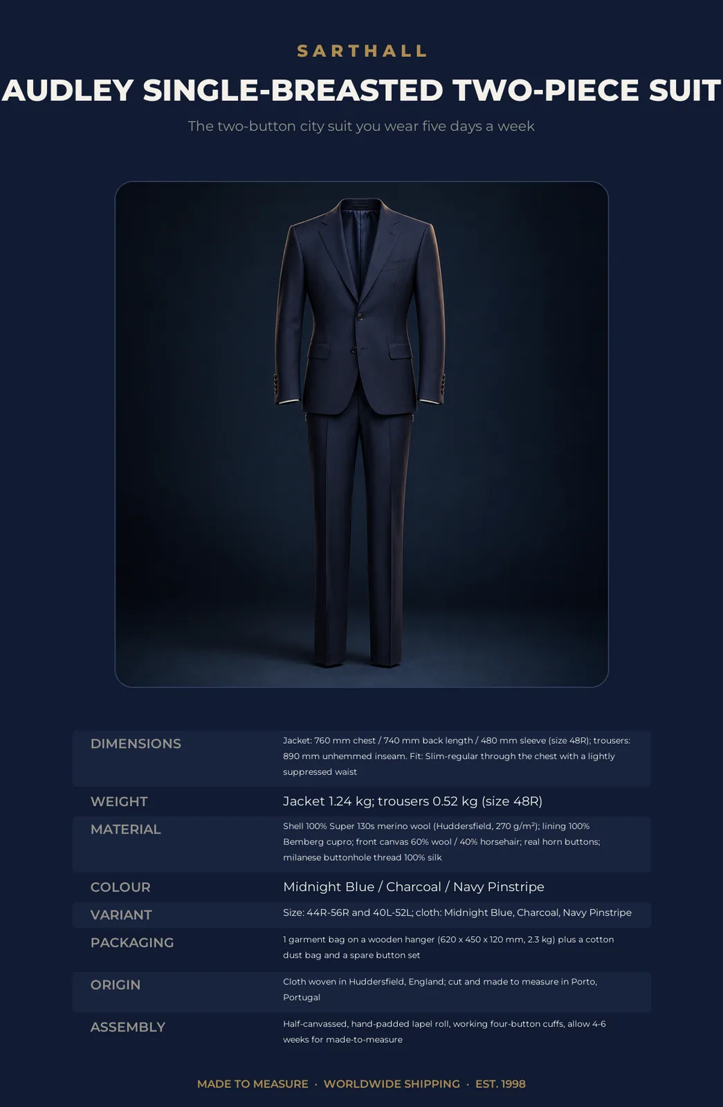 Audley Single-Breasted Two-Piece Suit - Image 9