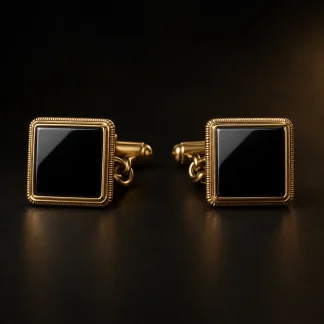 Cheyne Onyx Cufflinks