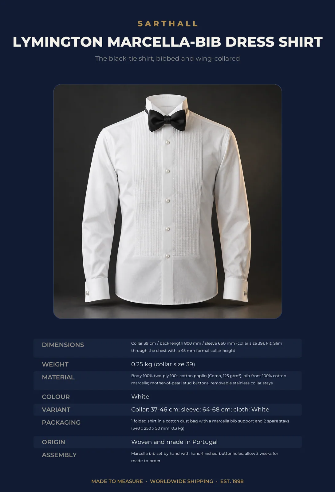 Lymington Marcella-Bib Dress Shirt - Image 9