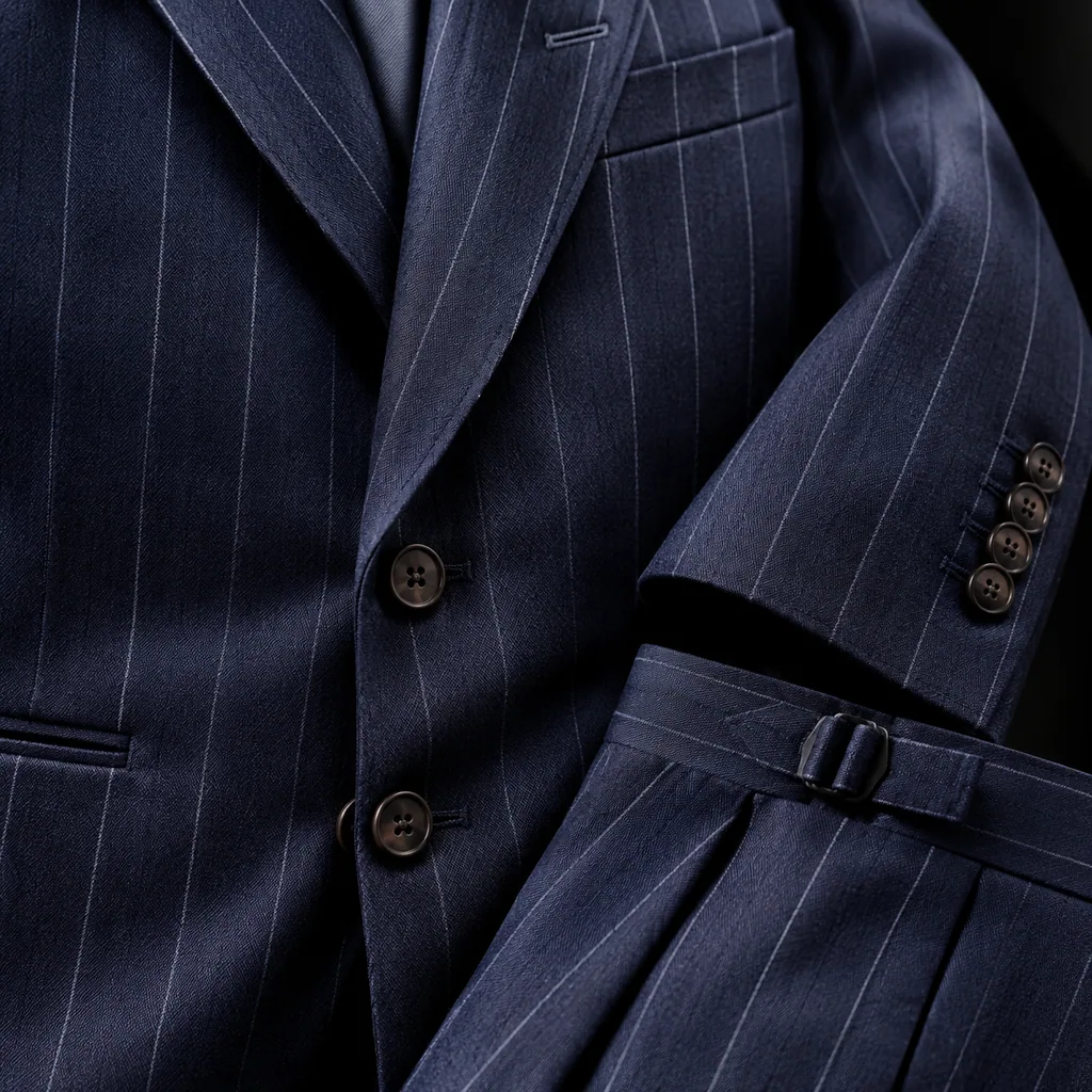 Maddox Chalk-Stripe Two-Piece Suit - Image 2