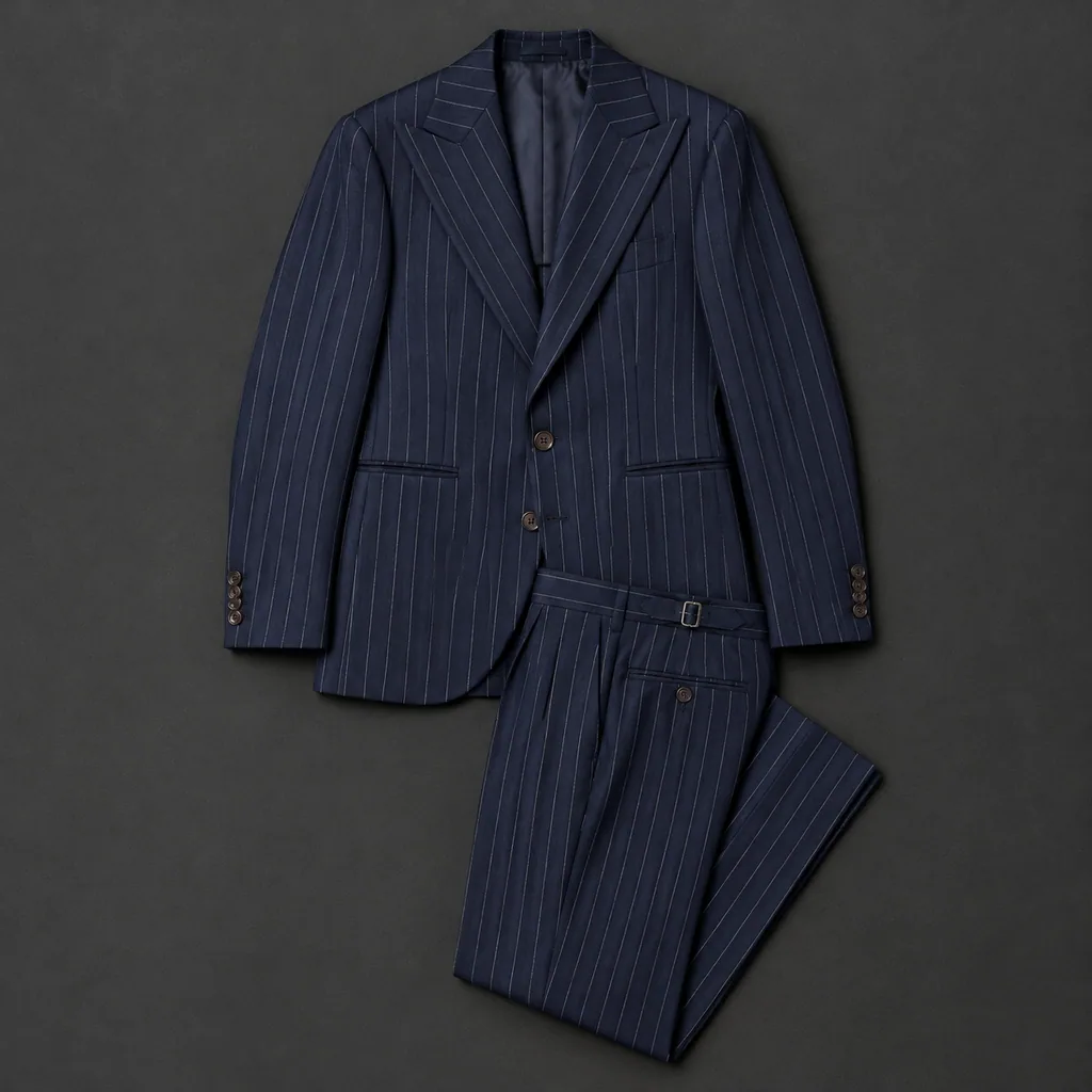 Maddox Chalk-Stripe Two-Piece Suit - Image 7