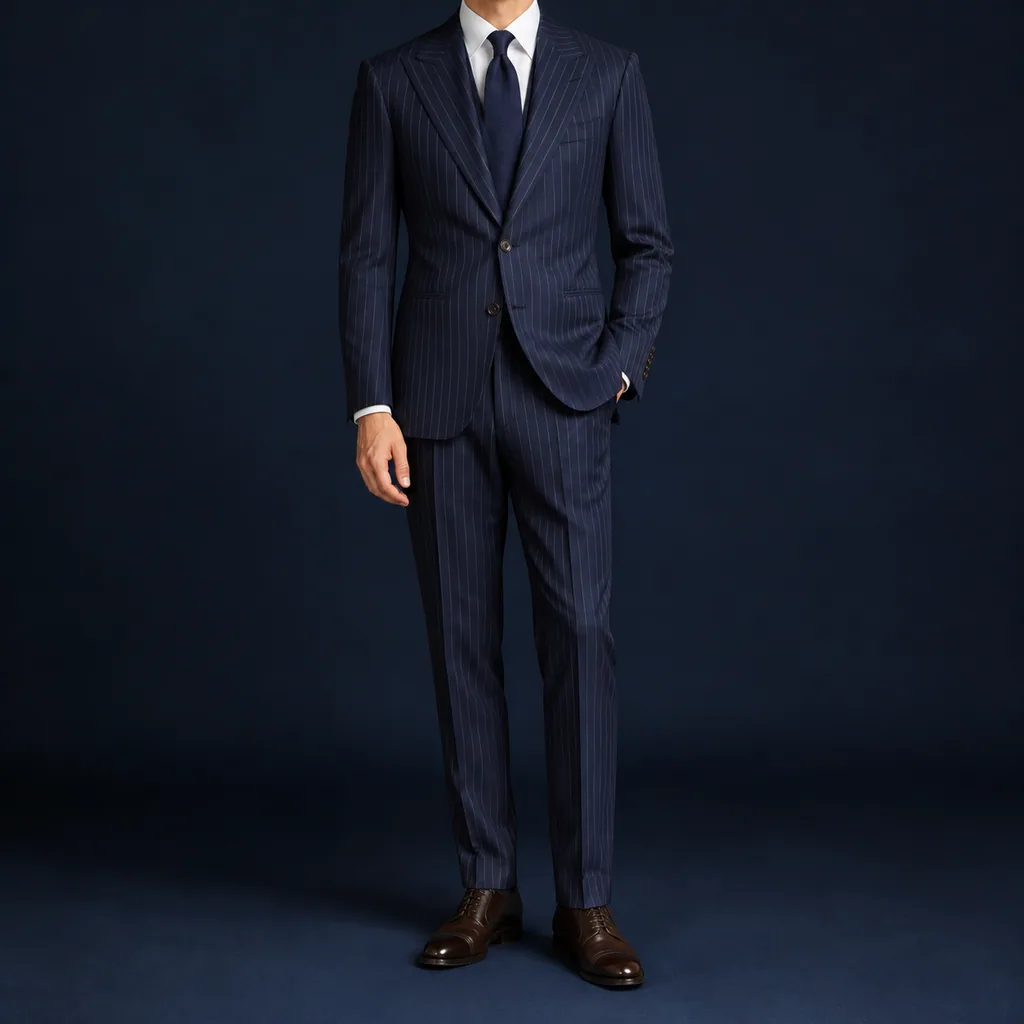 Maddox Chalk-Stripe Two-Piece Suit - Image 5