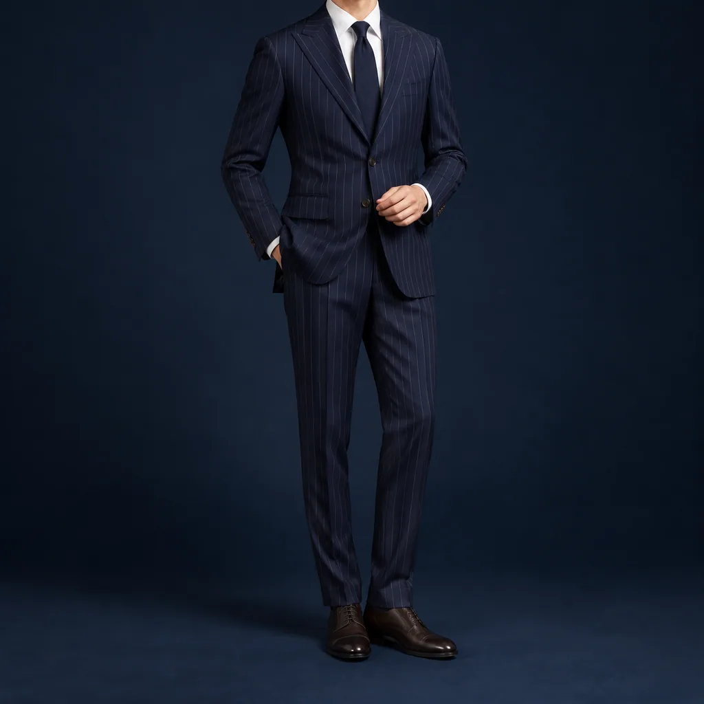 Maddox Chalk-Stripe Two-Piece Suit - Image 8