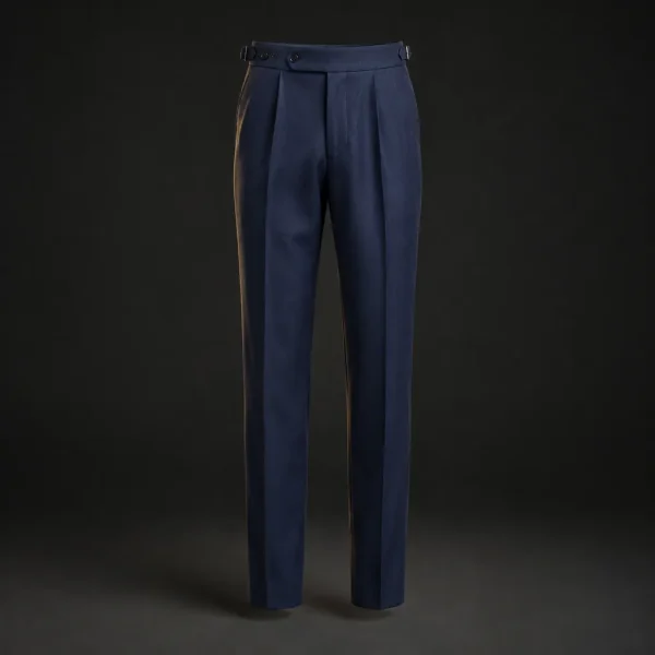 Mayfair Single-Pleat Wool Trouser