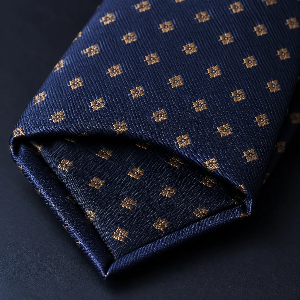 Savile Hand-Rolled Silk Tie - Image 3