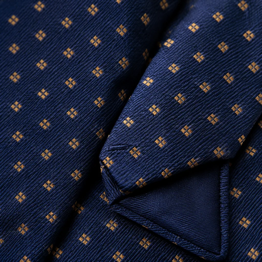 Savile Hand-Rolled Silk Tie - Image 4