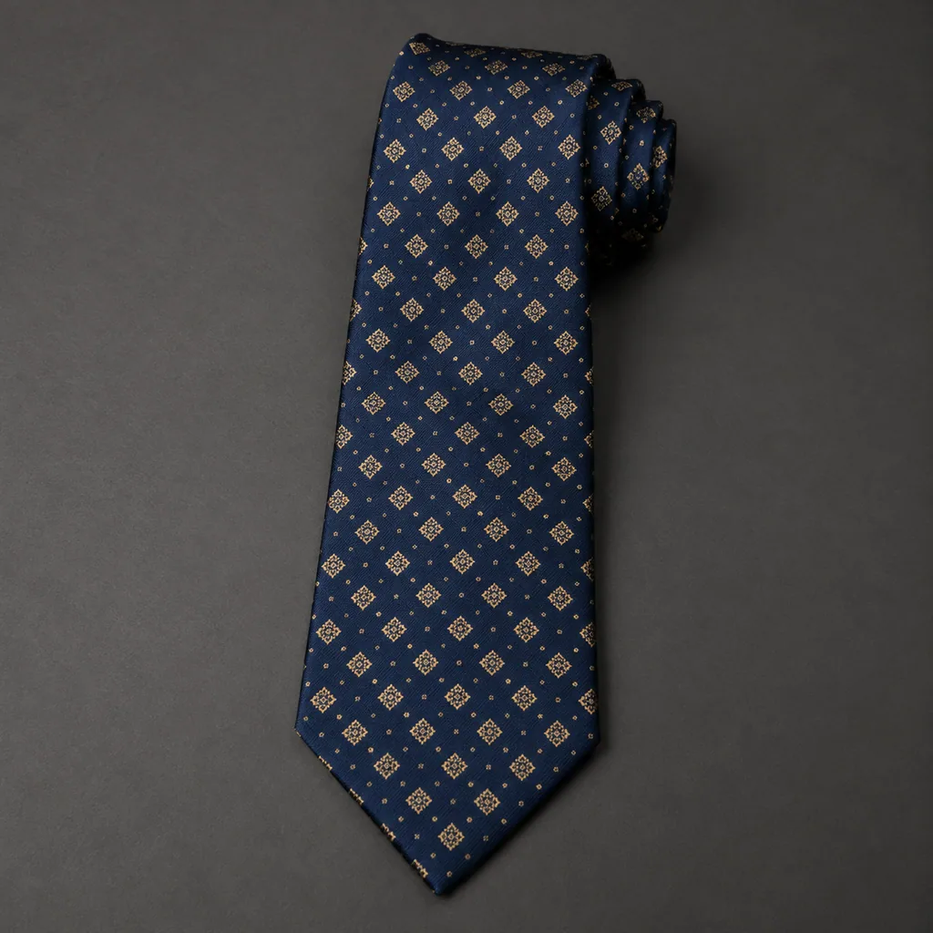 Savile Hand-Rolled Silk Tie - Image 7