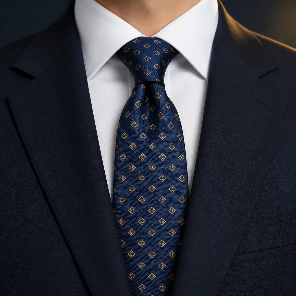 Savile Hand-Rolled Silk Tie - Image 8